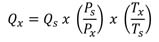 solving for qx yields
